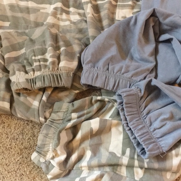 NWT. One blue overall bibs and one is camouflage. Bundle of 2 - Picture 8 of 15